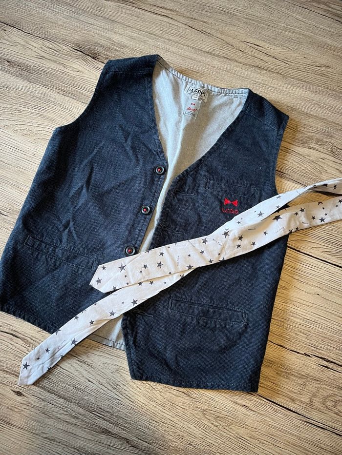 Ensemble gilet et cravate