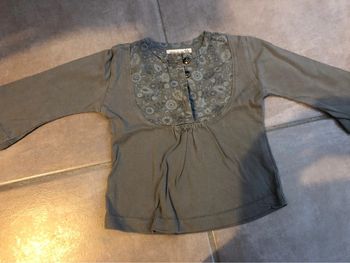 T-shirt manches longues fille 6 mois