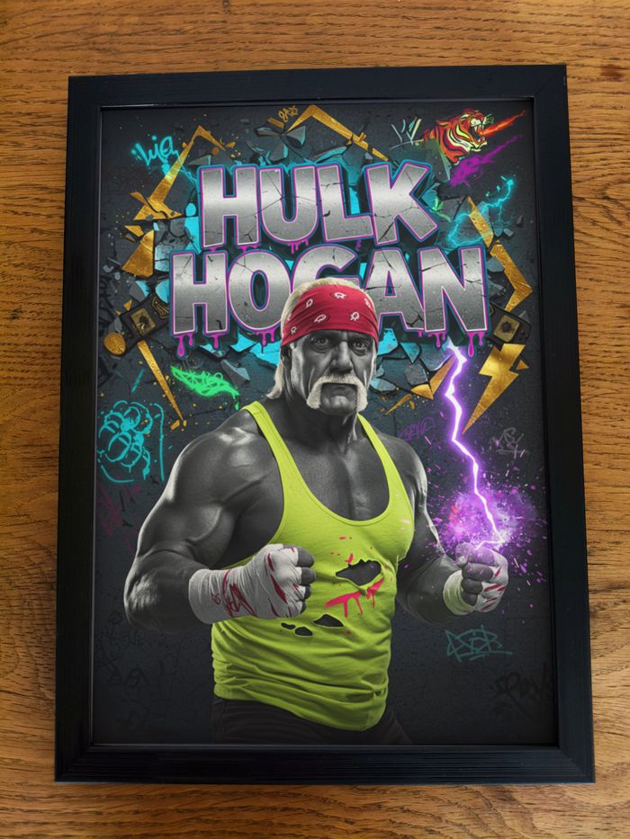 Affiche A4 catch rétro colorée – déco fun chambre ado / gaming - photo numéro 3