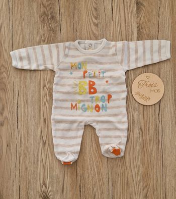 Pyjamas coton bébé garçon 3mois