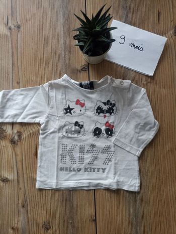 T-shirt fille 9 mois
