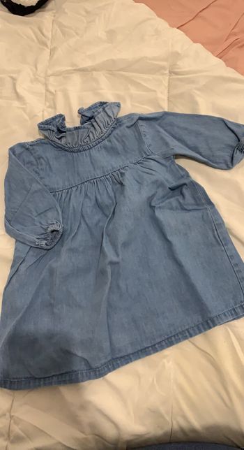 Robe en jeans bb fille