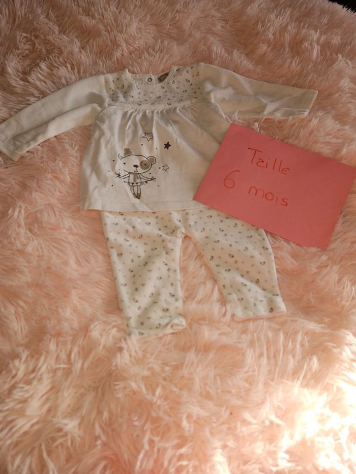 Pyjama bébé velours