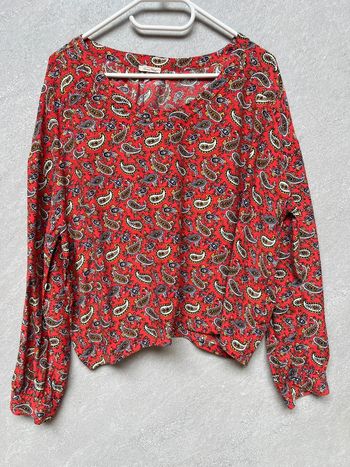Chemise arabesque rouge American Vintage taille M | L
