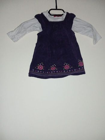 Ensemble robe avec tee shirt tissaia taille 6 mois