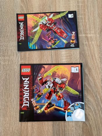 Notice deux livrets Lego Ninjago 71707