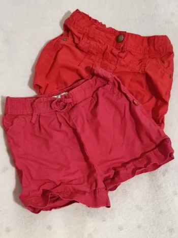 2 short - 18 Mois - Fille
