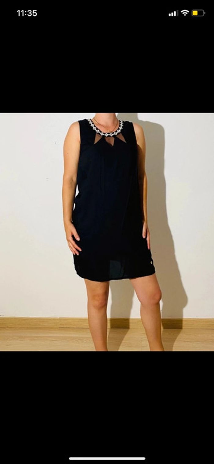 Robe noire en coton School Rag taille 34