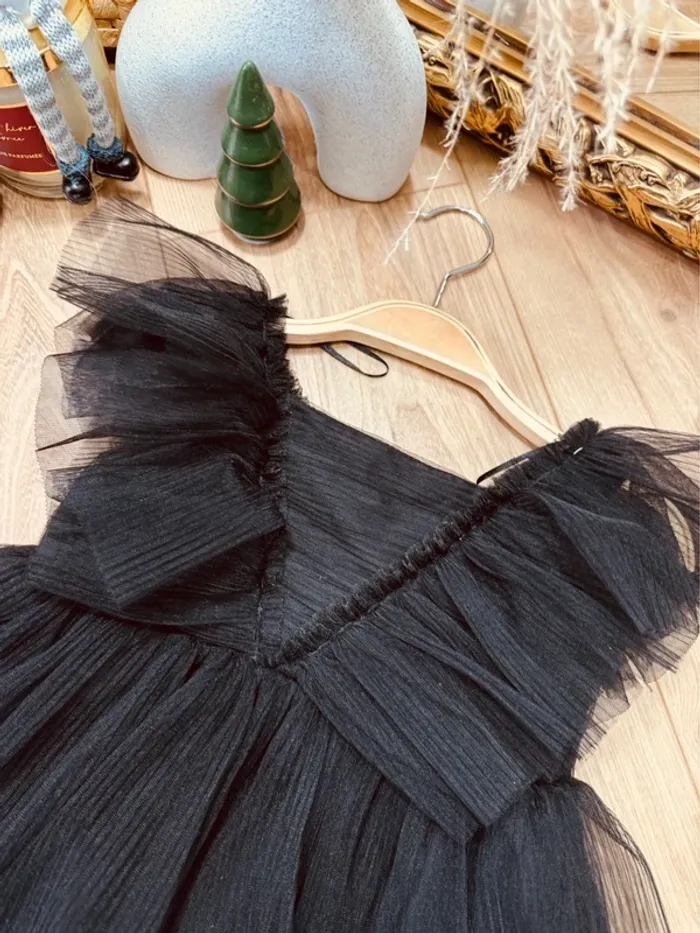 Taille 3-4 ans robe Noël fille H&M noir * tulle * 🎄 - photo numéro 2