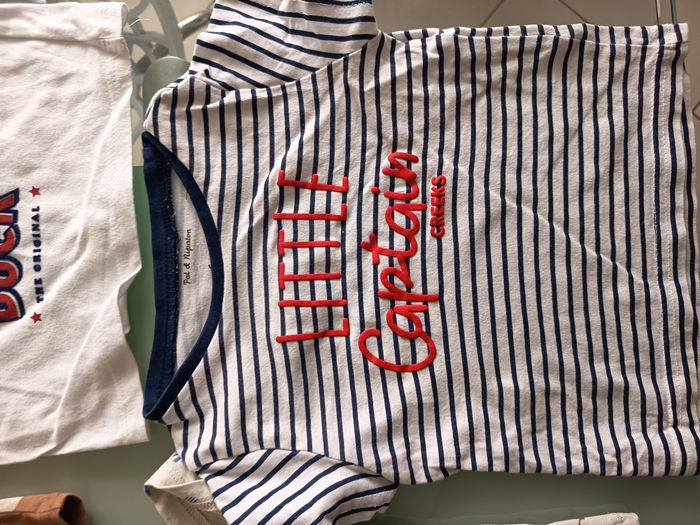 Lot de 4 T-shirts manches courtes - 6 mois - photo numéro 4