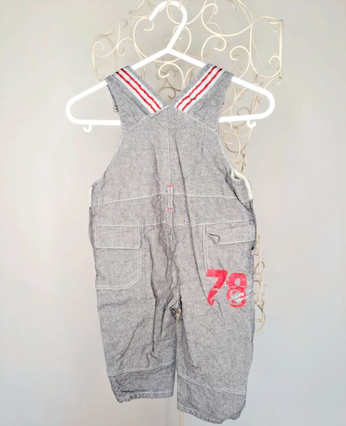 Salopette grise 6 mois - photo numéro 3