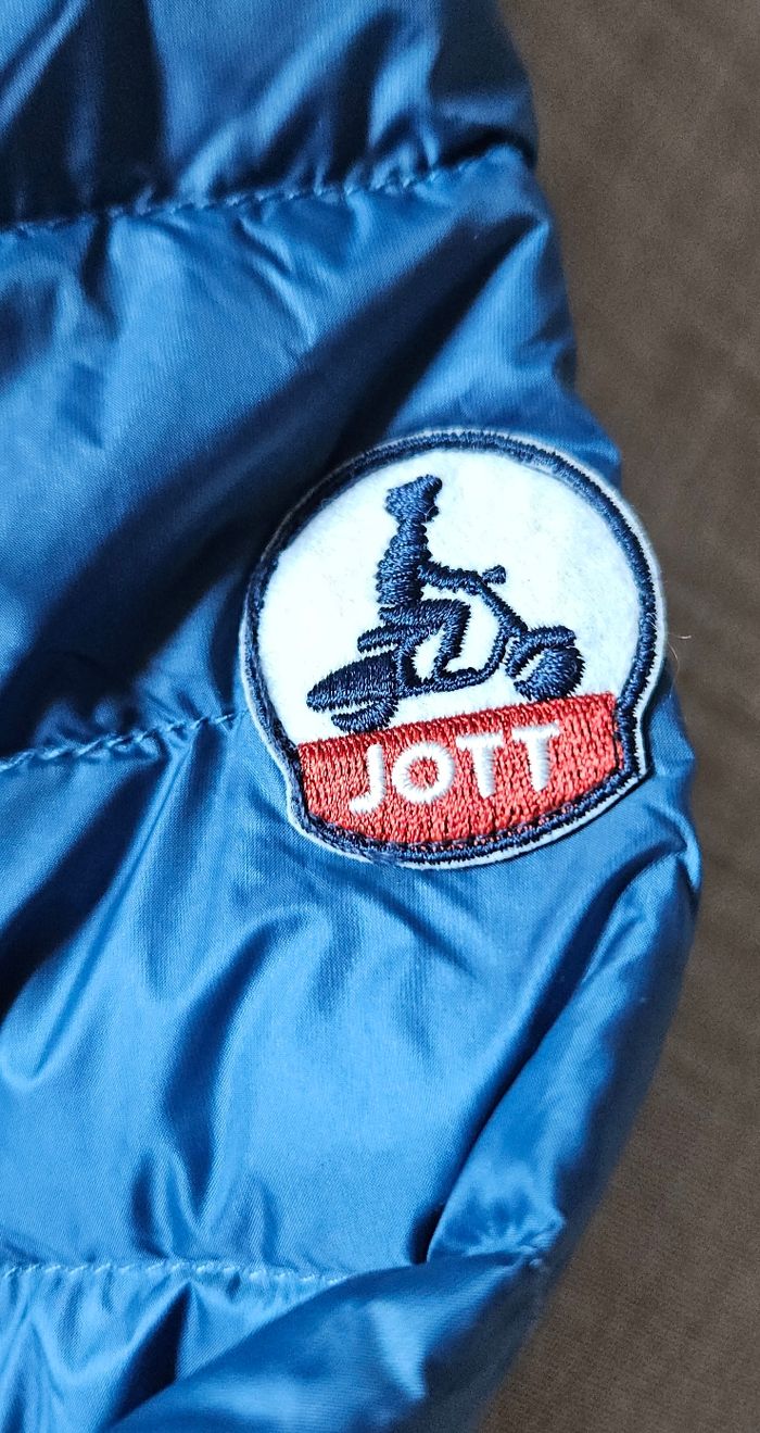 Doudoune légère femme Jott Cha - bleu jean - taille XS 34-36 - photo numéro 3