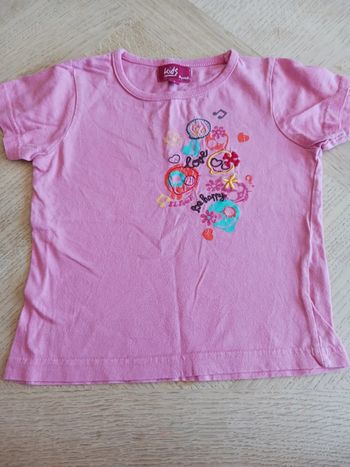 Lot de 2 hauts fille 4 ans