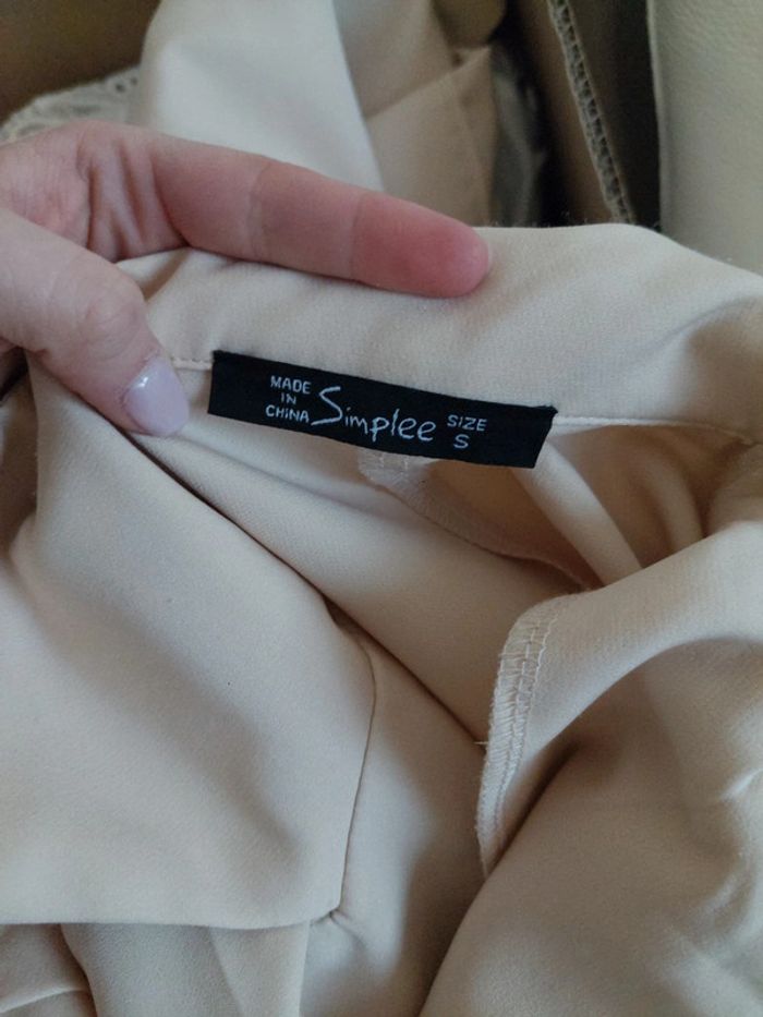 Robe officier beige femme t36 - photo numéro 3