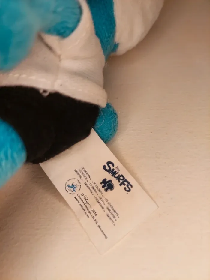 The Smurfs - peluche schtroumpf footballer foot dutchland - photo numéro 2