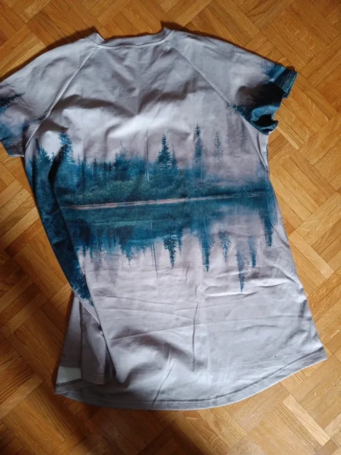 Tee-shirt graphique forêt Shein T.L - photo numéro 2