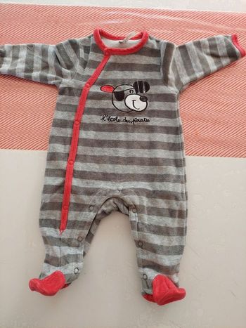 Pyjama velours 3mois
