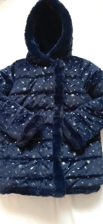 Manteau réversible fille