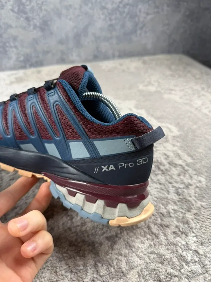 Salomon XA Pro 3D V8 - Bordeaux & Blue - photo numéro 17