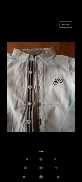 Chemise manches longues 2 ans