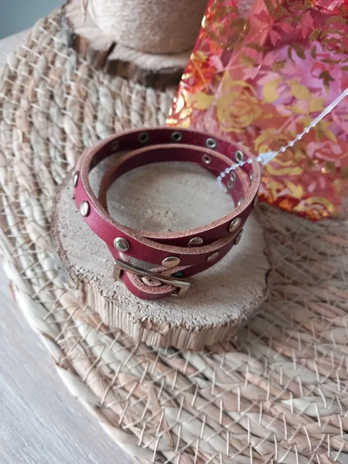 Bracelet ikita neuf en cuir - photo numéro 4