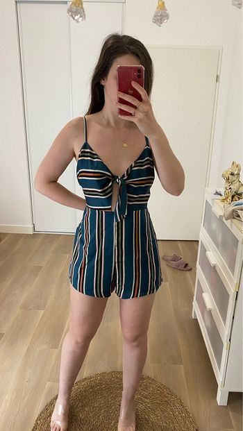 Combishort a bretelles satin