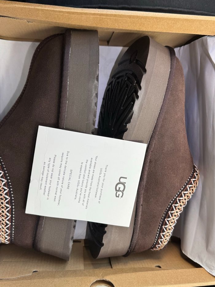 Mule ugg magnifique marron taille 38 - photo numéro 3