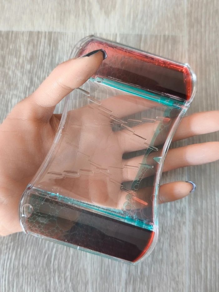 Sablier à huile double apaisant vert et rouge - photo numéro 9