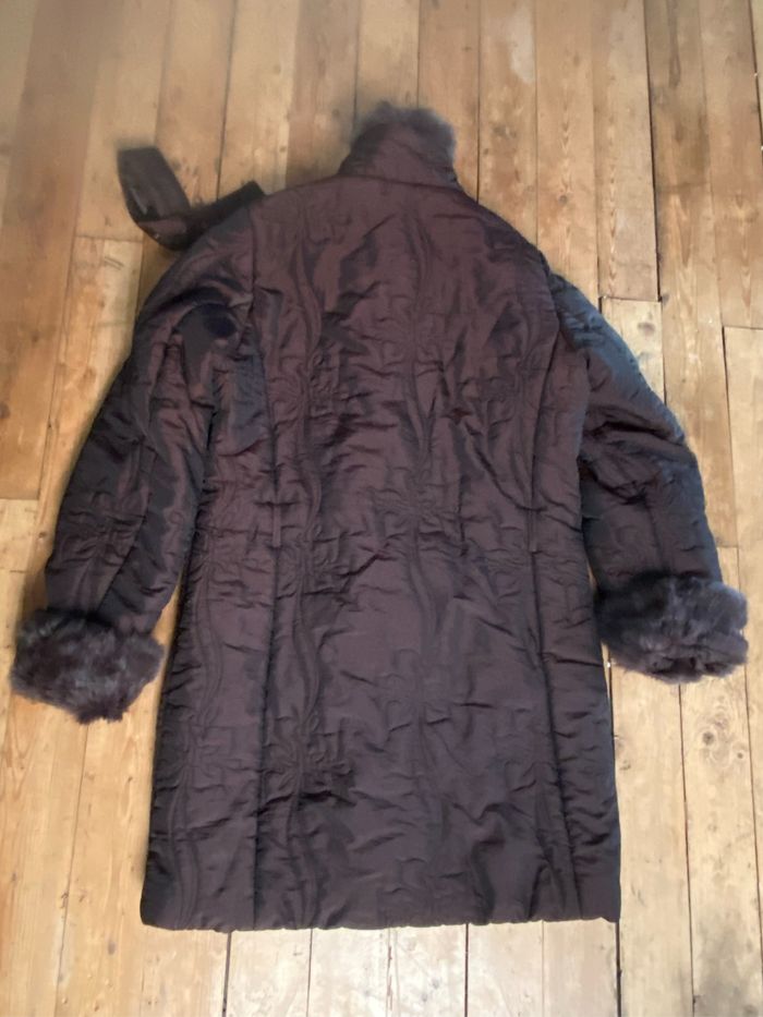 Manteau matelassé marron irisé taille XL - photo numéro 4