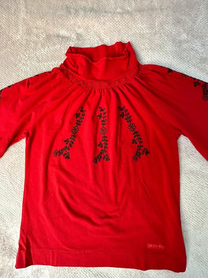 Pull fille rouge - photo numéro 4