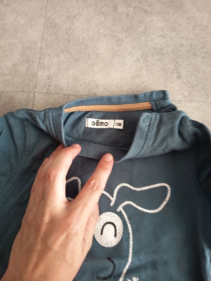 Tshirt manches longues gemo - photo numéro 2