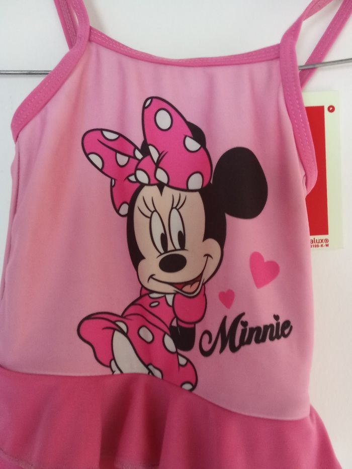 Maillot de bain fille Disney rose Minnie 18 mois - photo numéro 2