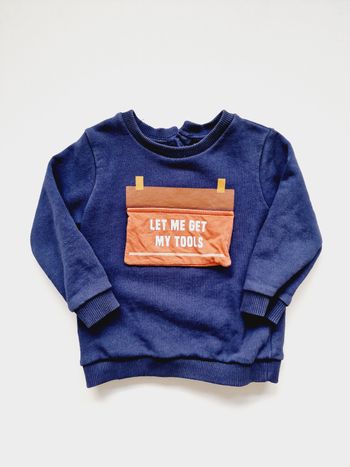Mango Kids - Sweat manches longues - Let Me Get My Tools (18 mois)