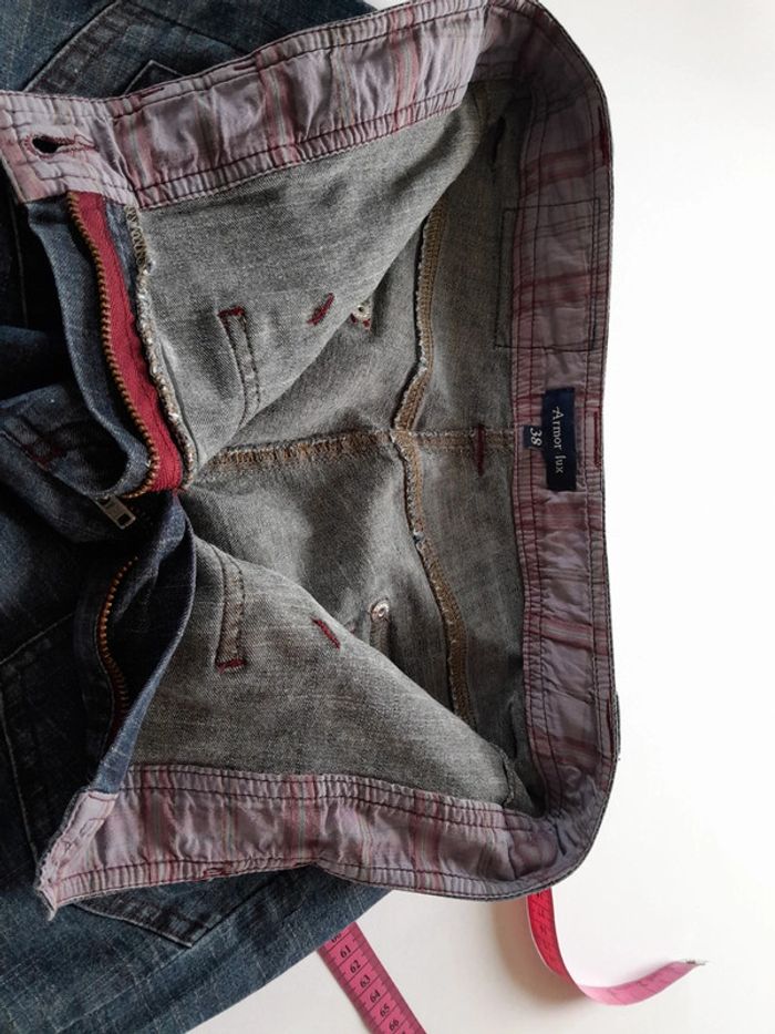 Jean boot cut armor lux pratiquement neuf - photo numéro 8