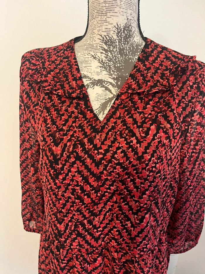Robe esmara rouge et noire - photo numéro 2
