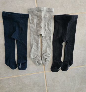 Lot de 3 collant bebe