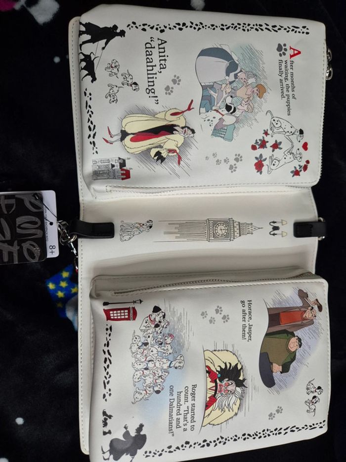 Loungefly les 101 dalmatiens - Sac à bandoulière convertible Livre - photo numéro 4