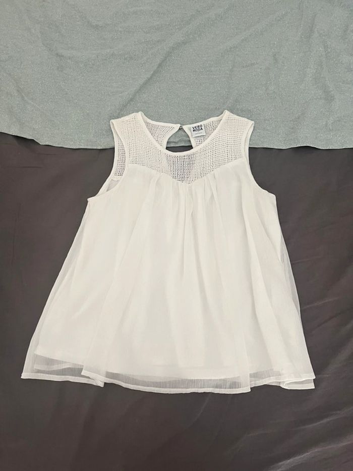 Top Blouse Blanc Vero Moda XS