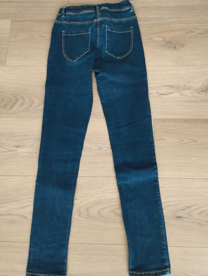 Jean bleu skinny fit Kiabi 12 ans - photo numéro 2