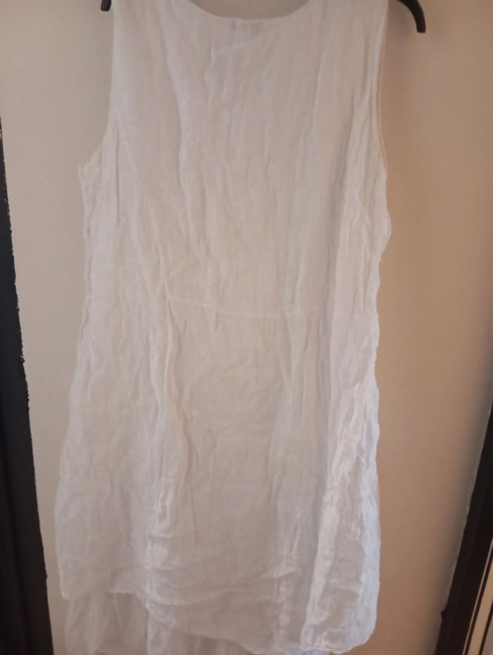 Robe blanche été femme taille XL 42/44 - photo numéro 5