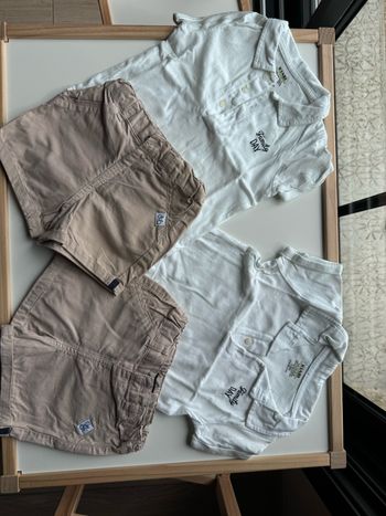 2 Ensembles été 12 mois Family Day Jumeaux