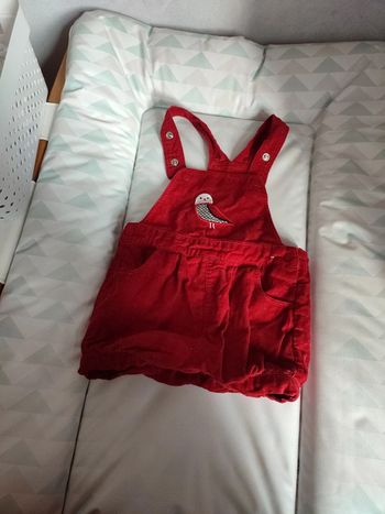 Salopette rouge