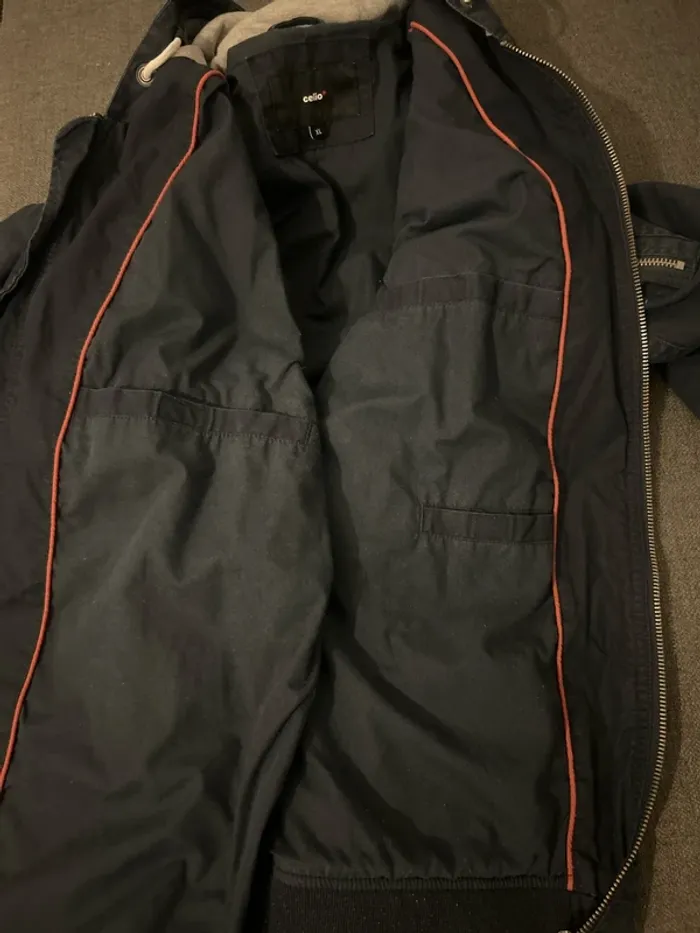 Blouson à capuche homme, celio taille XL - photo numéro 3