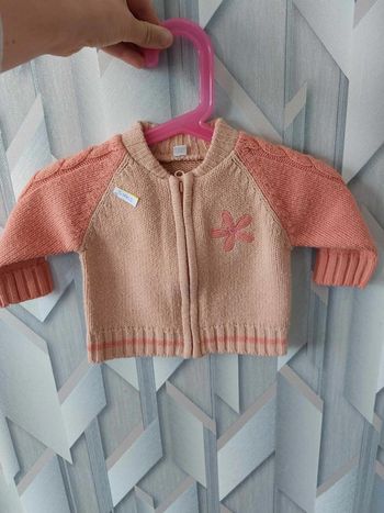 gilet rose et orange