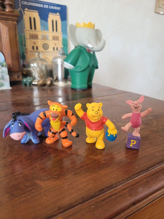 Vend lot de 4 personnages vintages winnie l ourson bullyland