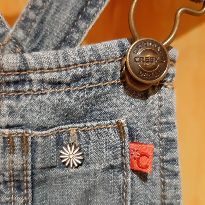 Robe salopette en jean Creeks 4 ans - photo numéro 4