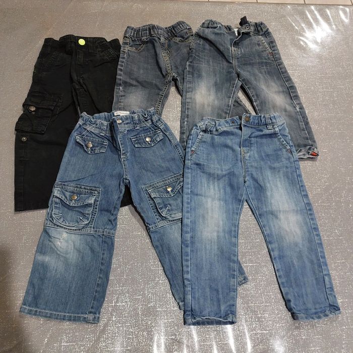 Lot de 5 pantalons jeans 24 mois 2 ans