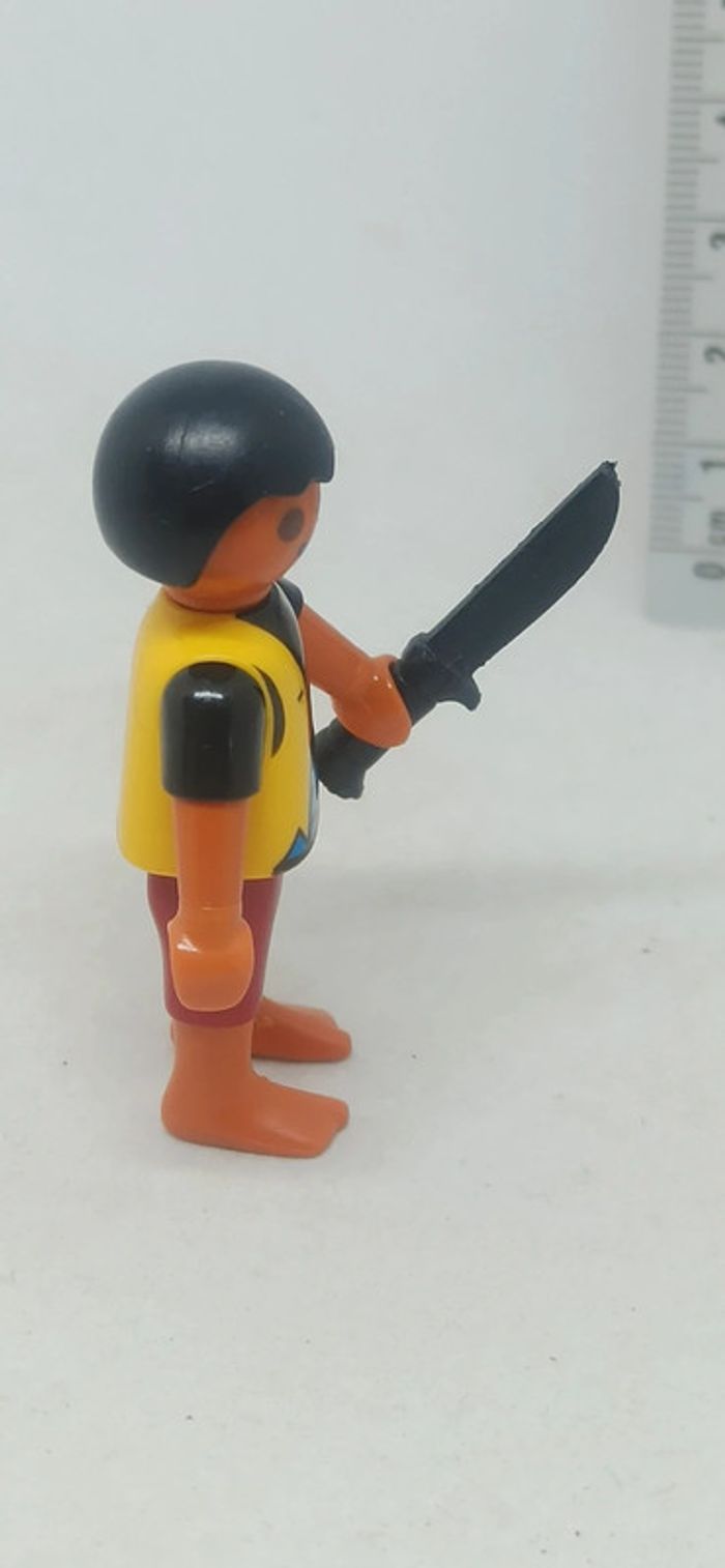 Enfant indien avec couteau playmobil - photo numéro 2