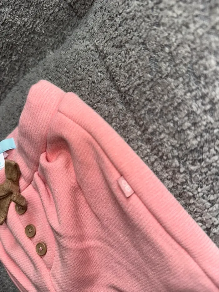 Pantalon legging chaud fourré molletonné rose irisée Obaïbi - photo numéro 4