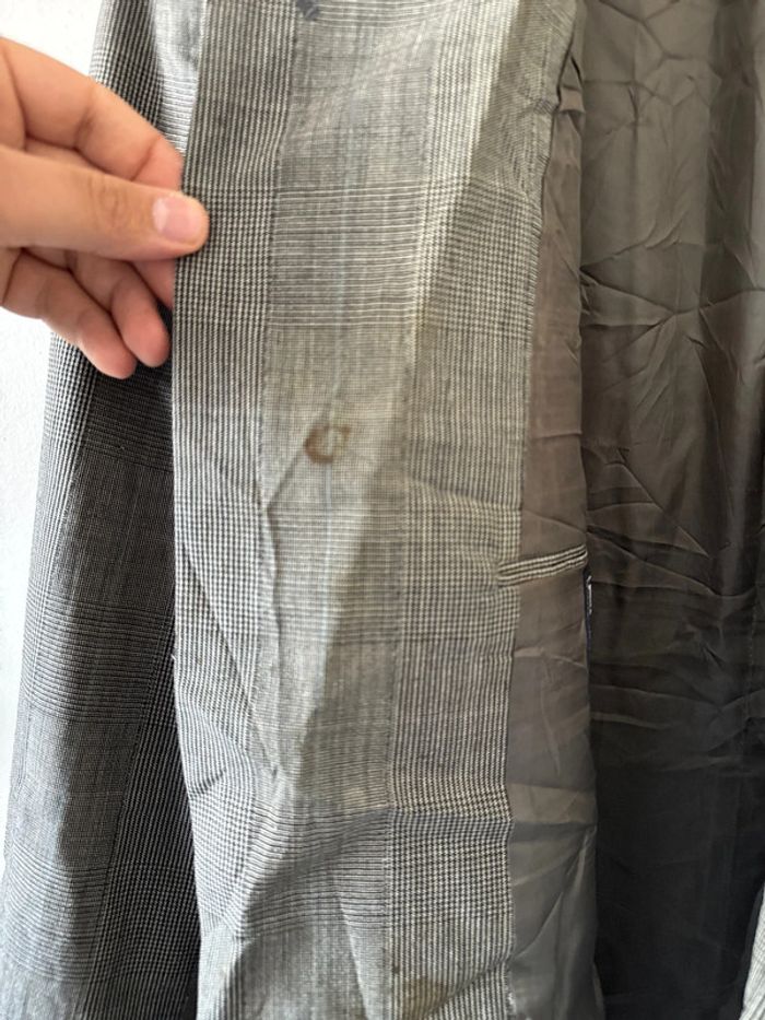 Veste blazer croisée Burberrys’ à carreaux – Taille L – Vintage - photo numéro 7